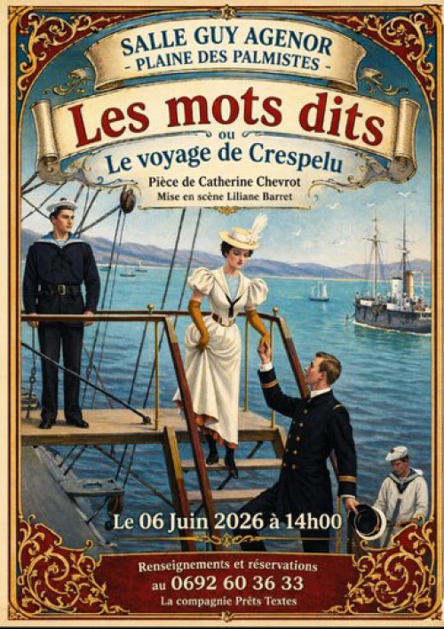 Spectacle - Les mots dits à la Plaine des Palmistes